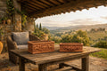 Duetto di Cassette d’Etruria — Exclusieve Terracotta Tafelbakken (Set van 2)