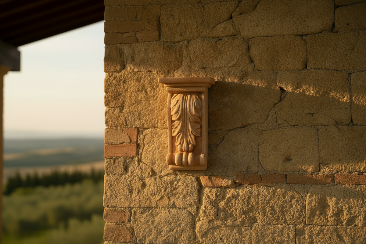 Mensola Classica — Terracotta Muurconsole